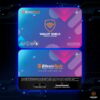 Card contactless cu cip RFID si NFC pentru protejarea cardurilor bancare, model Bubblicious - imagine 2
