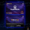 Card contactless RFID si NFC pentru protejarea cardurilor bancare, model FootballCoin-XFC - Image 2