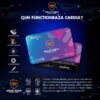 Card contactless cu cip RFID si NFC pentru protejarea cardurilor bancare, model Bubblicious - imagine 4