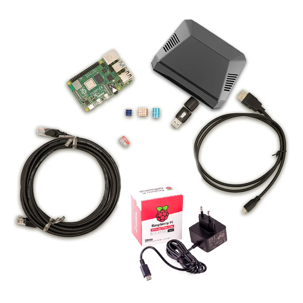 Kit Raspberry PI 4 model B 4/8 GB RAM, card 32/64/128 GB, Combo Argon ONE M.2 SATA/NVMe Case + Expansion Board - Image 2