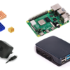Kit Raspberry PI 4 model B 2GB / 4GB, carcasa Neagra, alimentator original - imagine 2