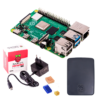 Kit Raspberry PI 4 model B 2GB / 4GB, carcasa Neagra, alimentator original